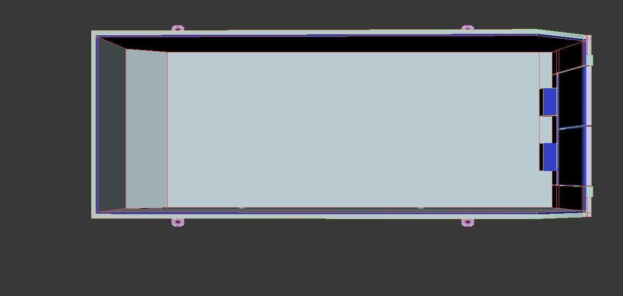 Skip Bin 15 Cubic Metres Free 3D model_3