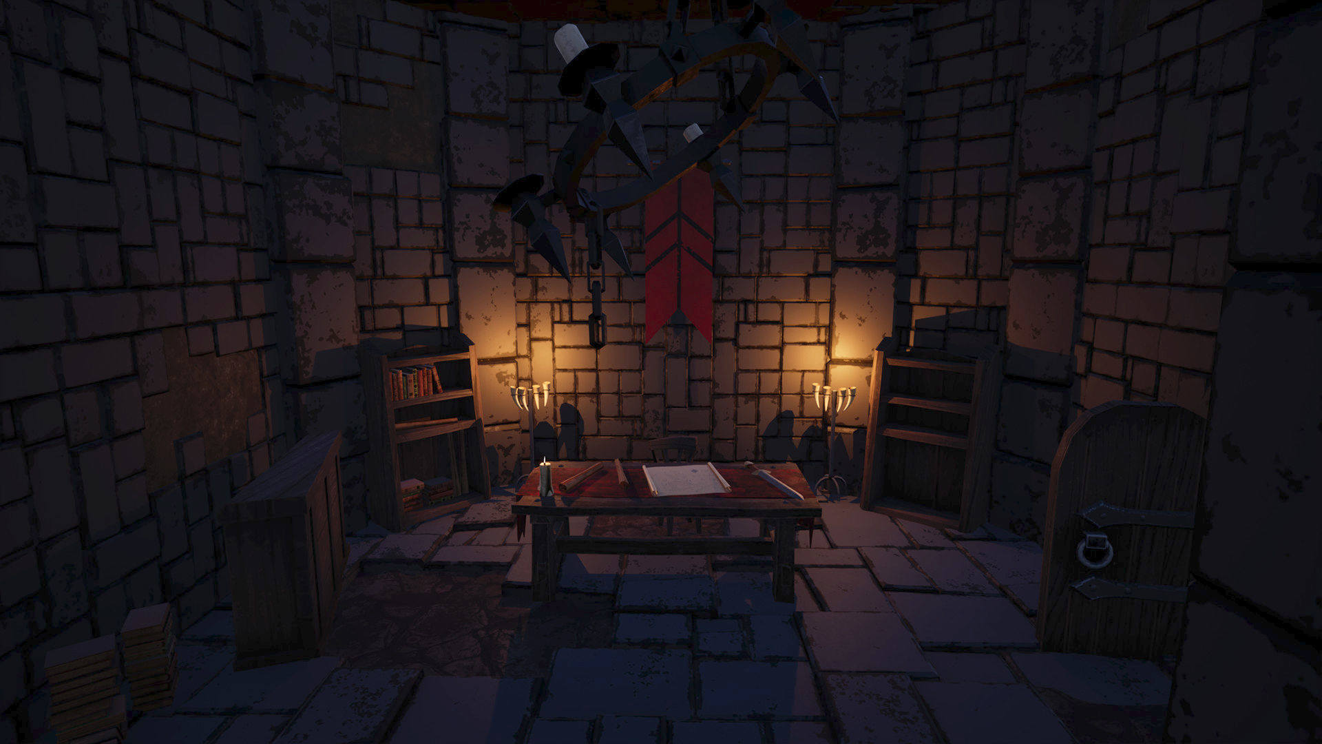 UE4 - Medieval Stylized Dungeon Pack Low-poly 3D model_8