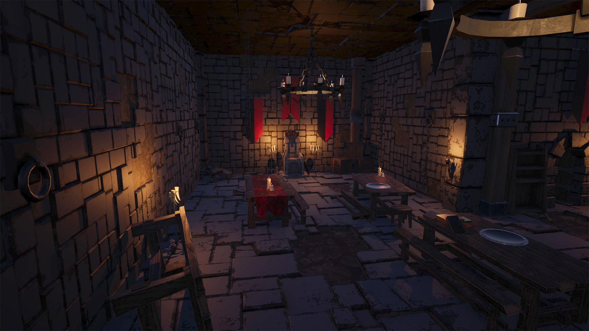 UE4 - Medieval Stylized Dungeon Pack Low-poly 3D model_3