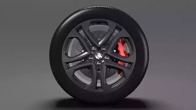 Holden Commodore SS wheel 2017 3D model