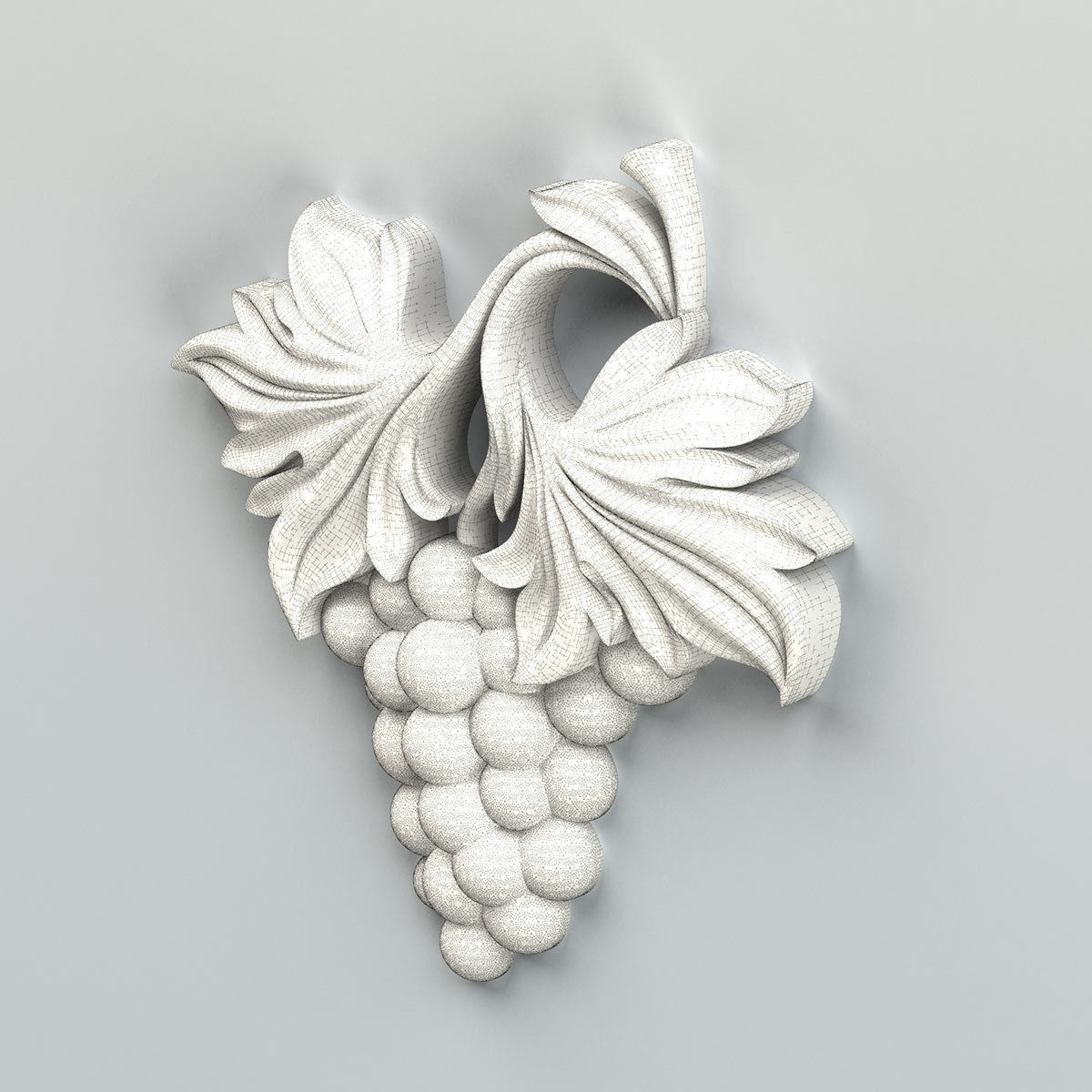 Carved decor vertical 016 3D model_10