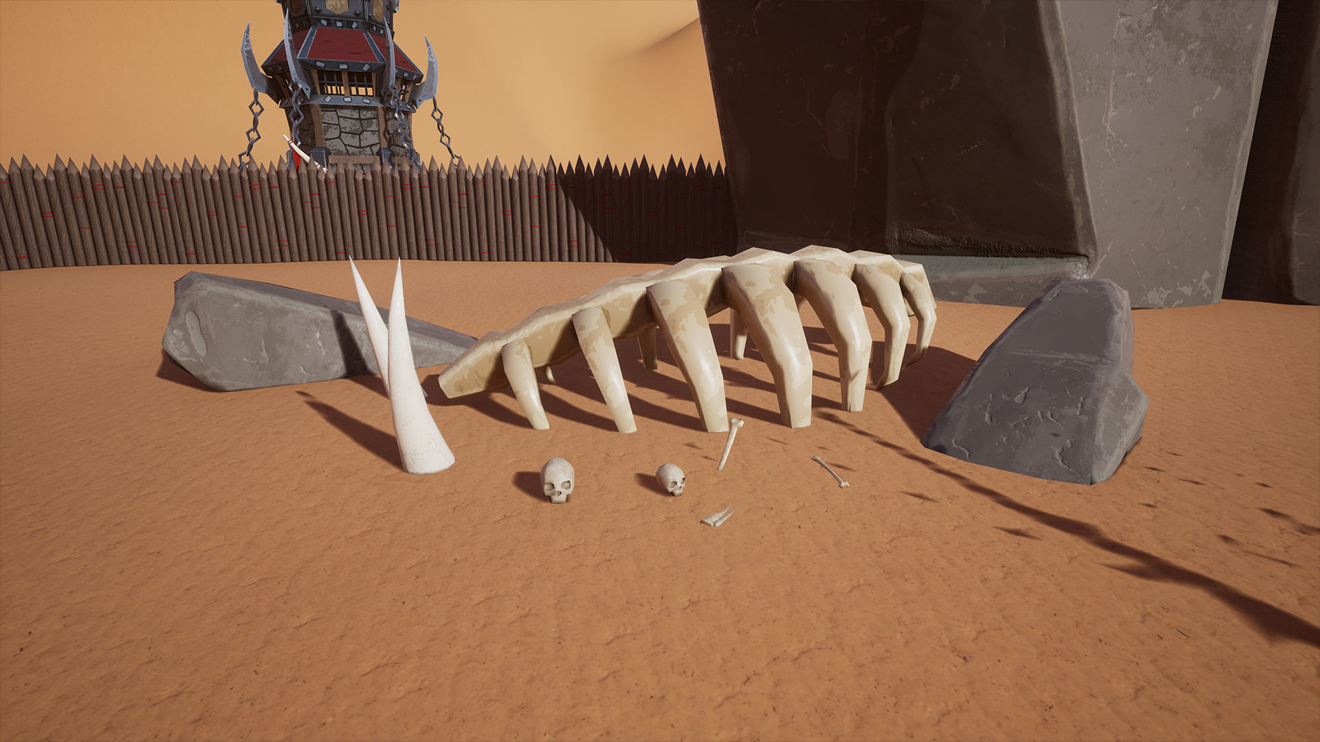 UE4 - Stylized Orc Village Low-poly 3D model_20