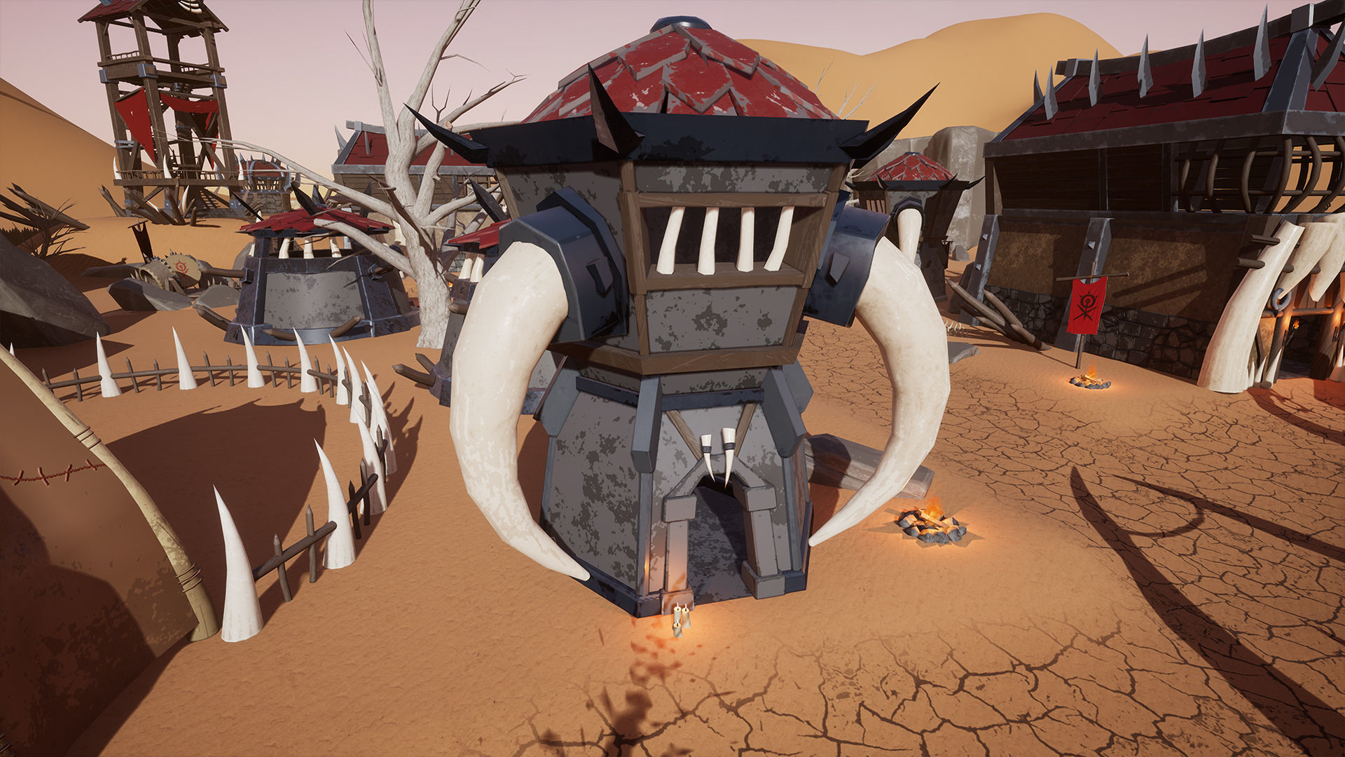 UE4 - Stylized Orc Village Low-poly 3D model_12