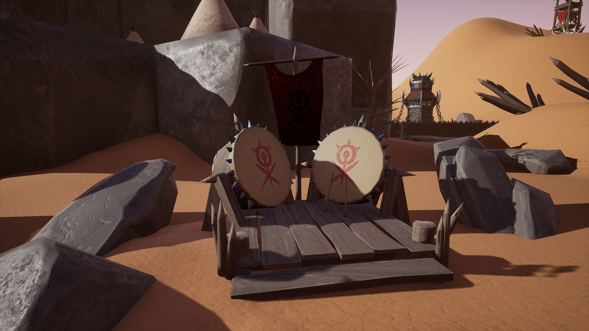 UE4 - Stylized Orc Village Low-poly 3D model_15