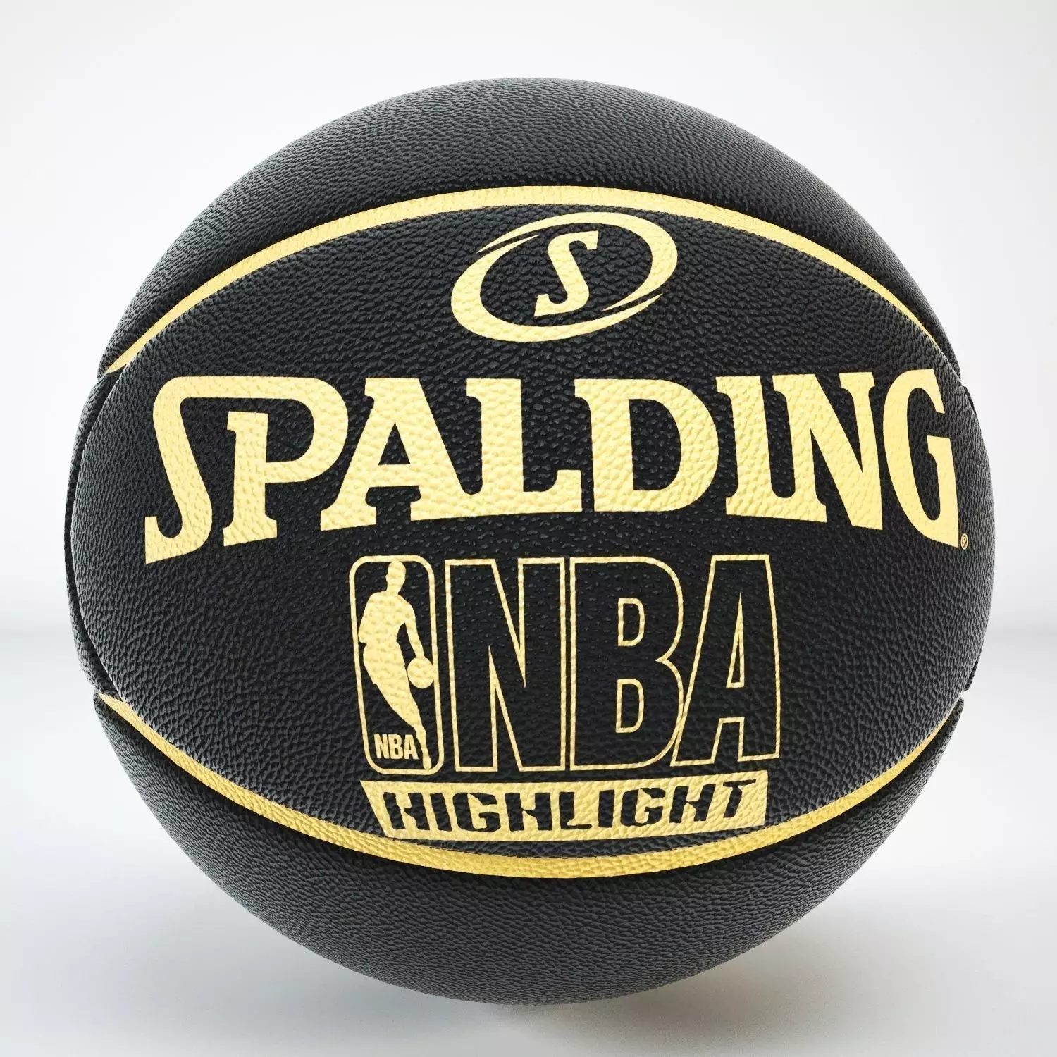 Basketball ball Low-poly 3D model_0