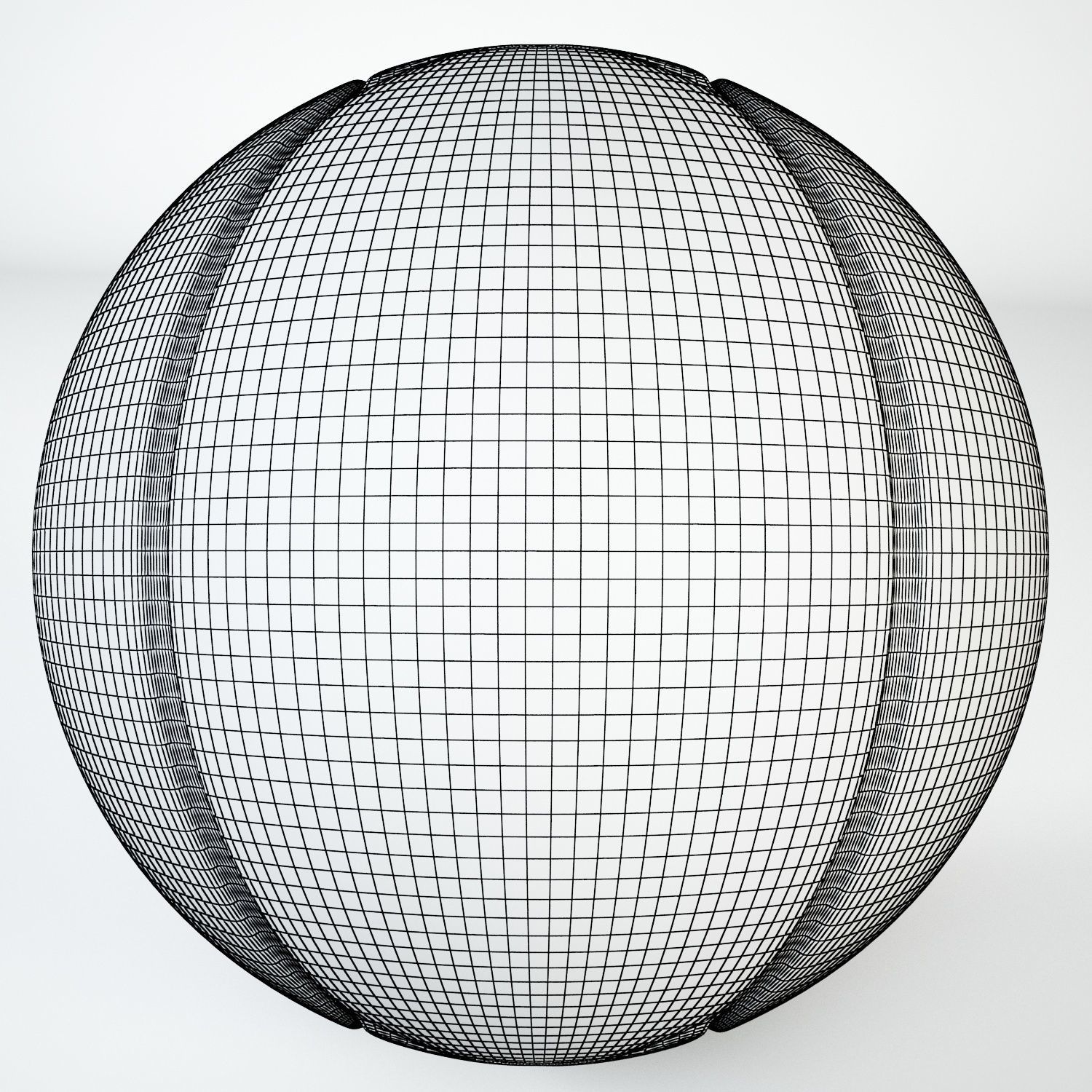 Basketball ball Low-poly 3D model_8