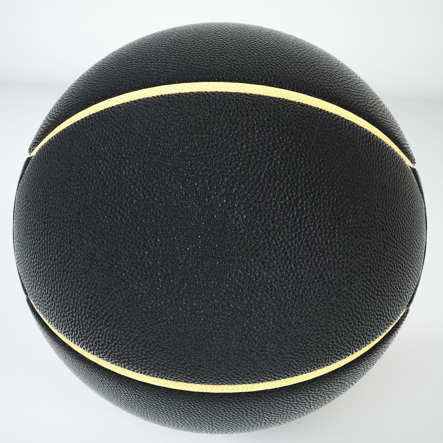 Basketball ball Low-poly 3D model_5