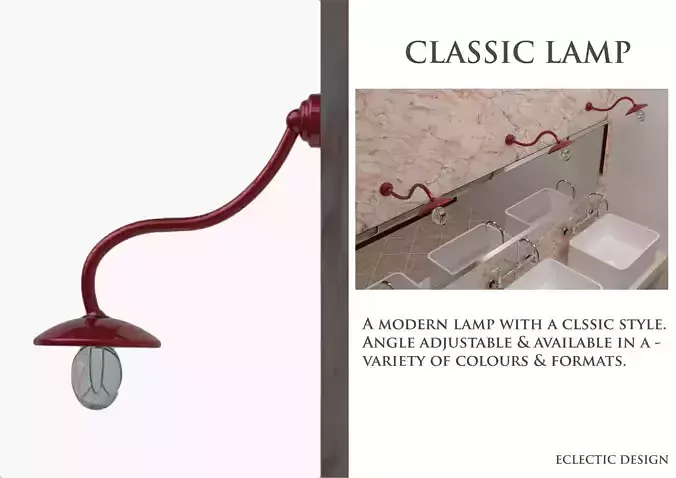 Classic Style Lamp Free 3D model