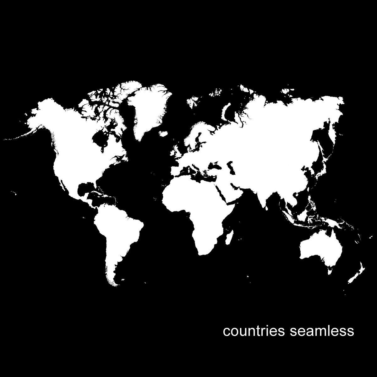 3D World Map - earth map with all borders and names 3D model_17