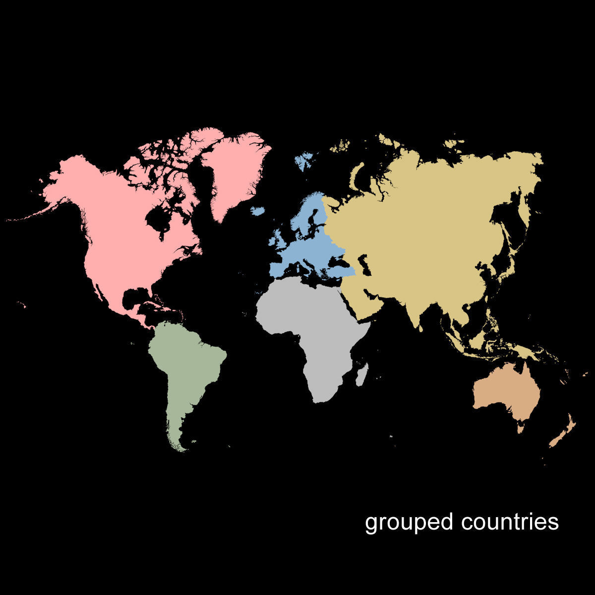 3D World Map - earth map with all borders and names 3D model_19