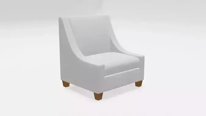 low-poly sofa 3d chair