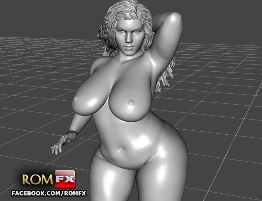 Angelina Castro - Cuban Porn Chubby Figure Printable 3D print model_6