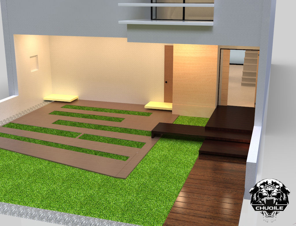 Modern Building Low-poly 3D model_8