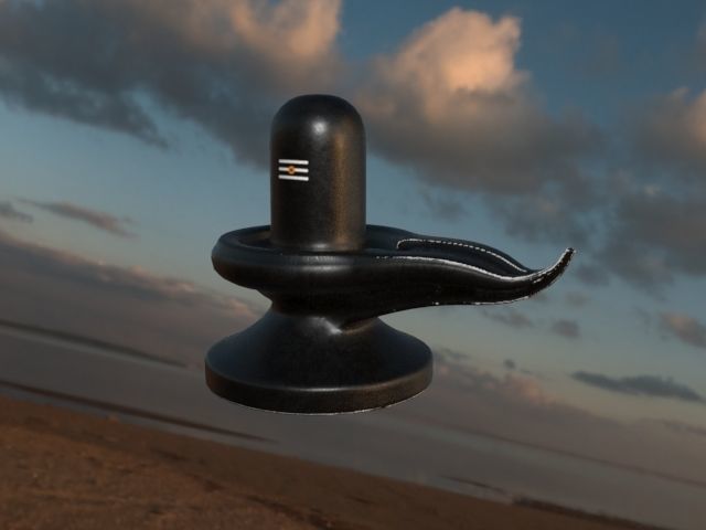 shiva linga 3D model_1