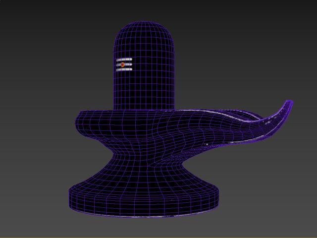 shiva linga 3D model_2