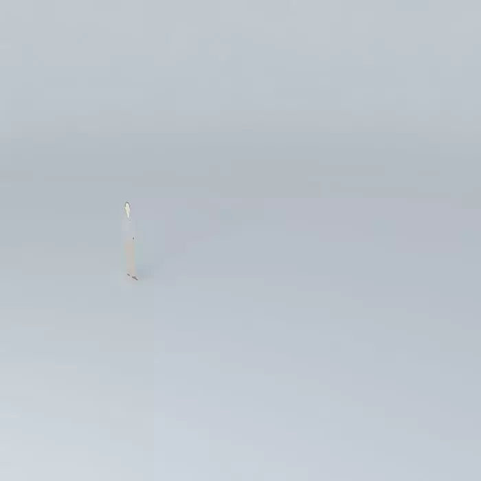 Logo stick in air Free 3D model_0