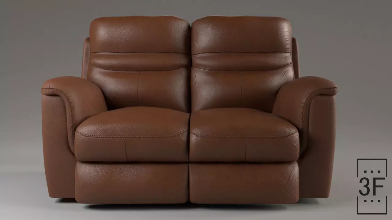 Recliner Sofa 3D model_0