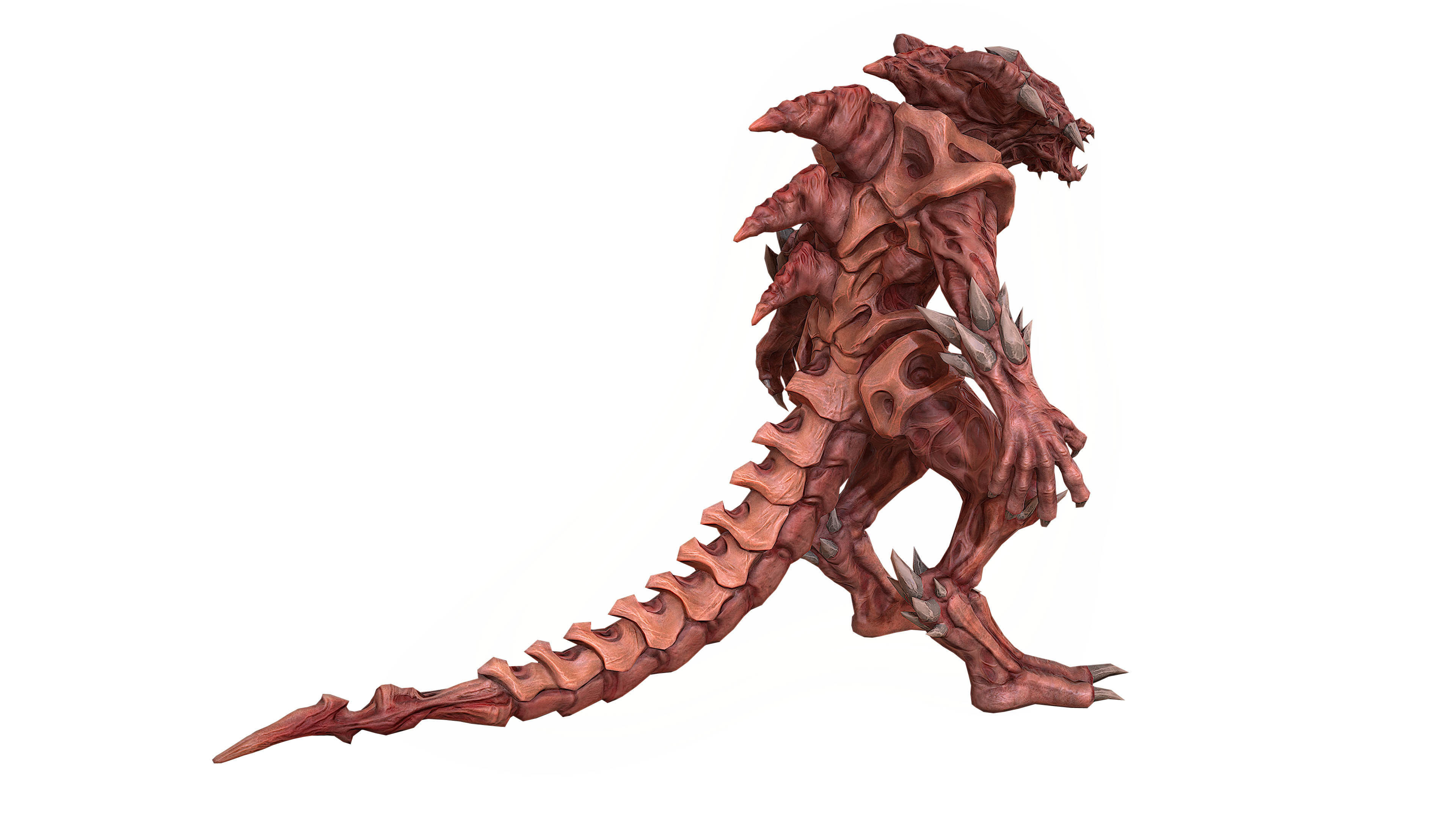 Tyrant boss Low-poly 3D model_5