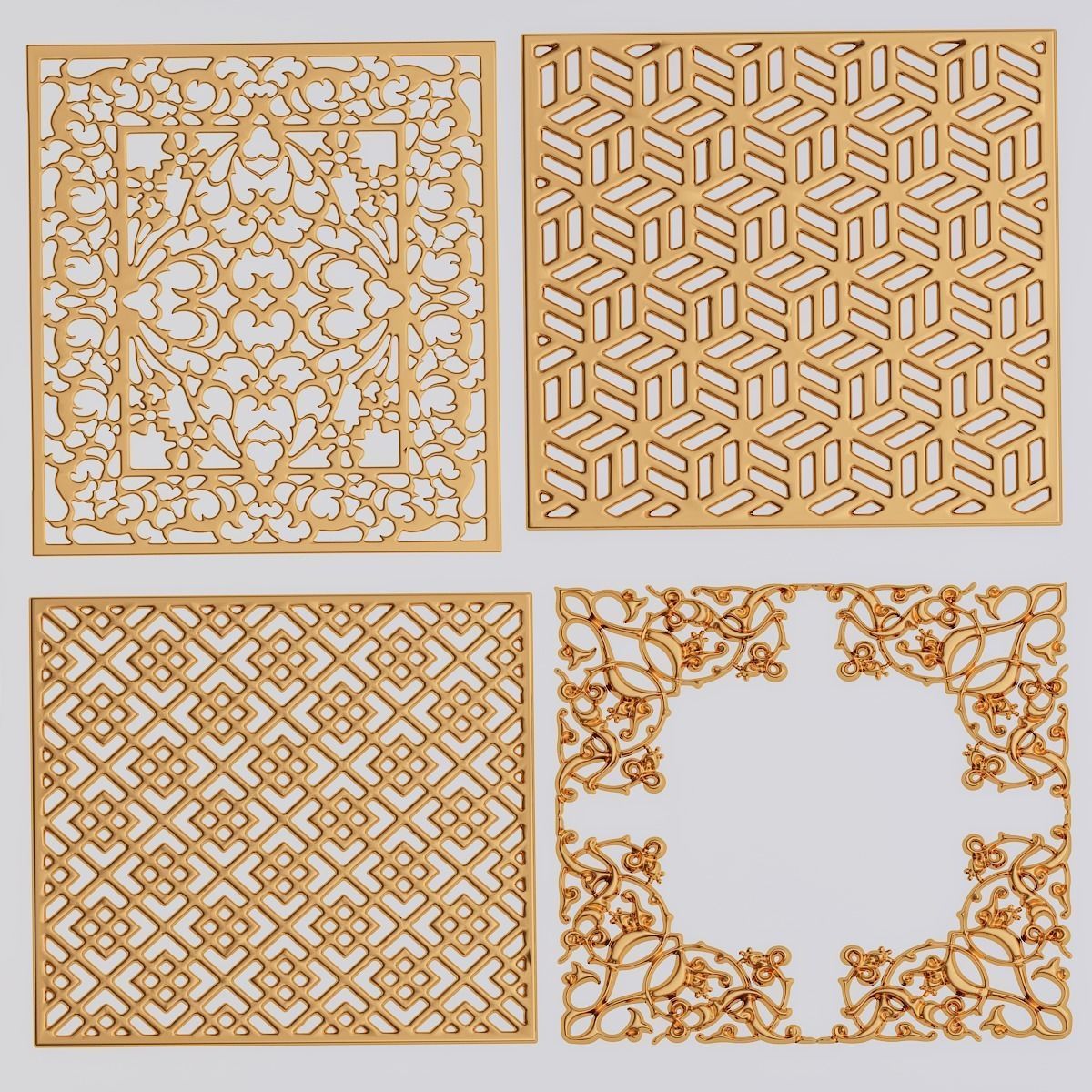  set of patterns 83 pieces 3D model_3