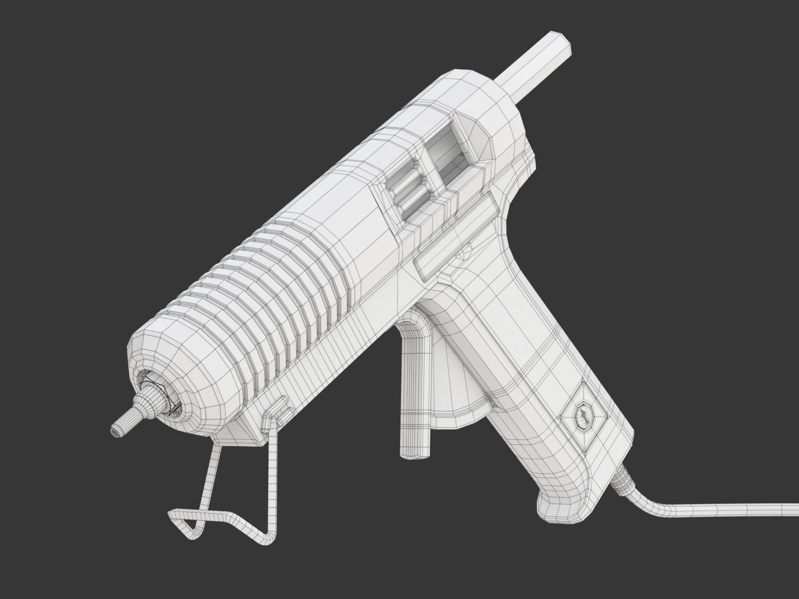 Glue Gun 3D model_21