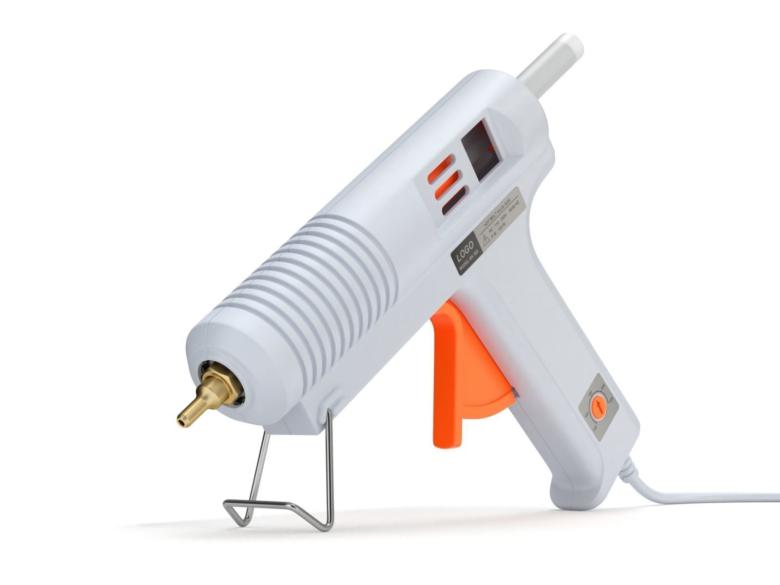 Glue Gun 3D model_5