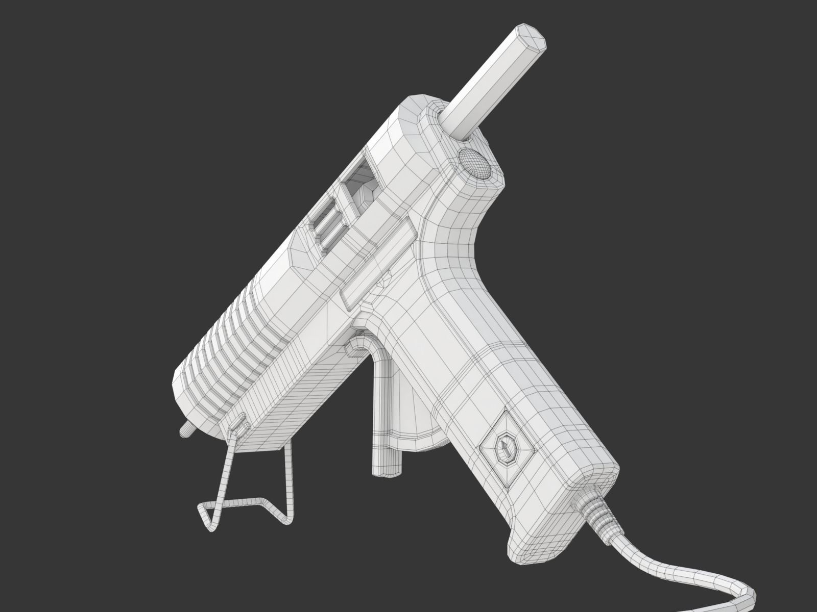Glue Gun 3D model_23