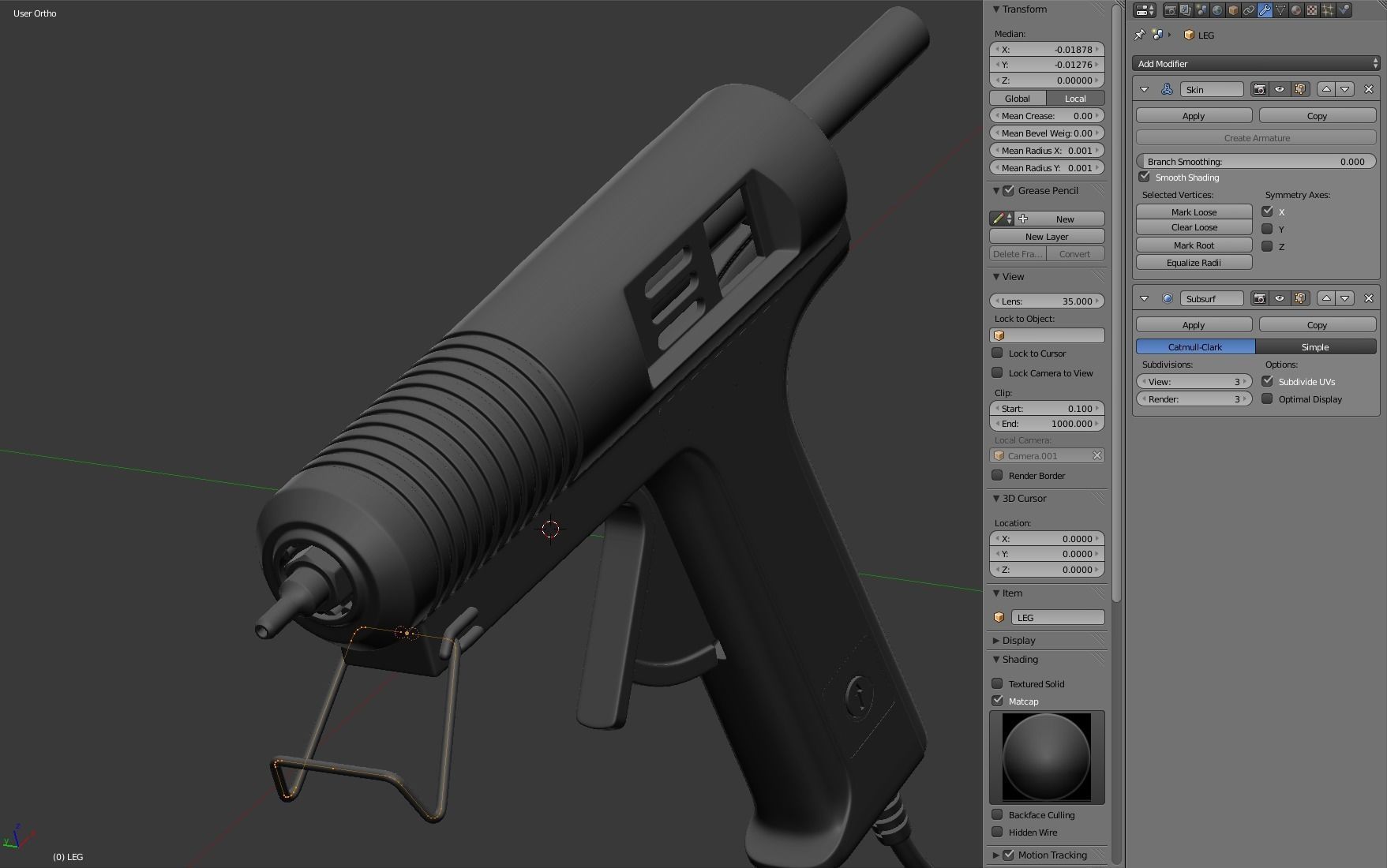 Glue Gun 3D model_20