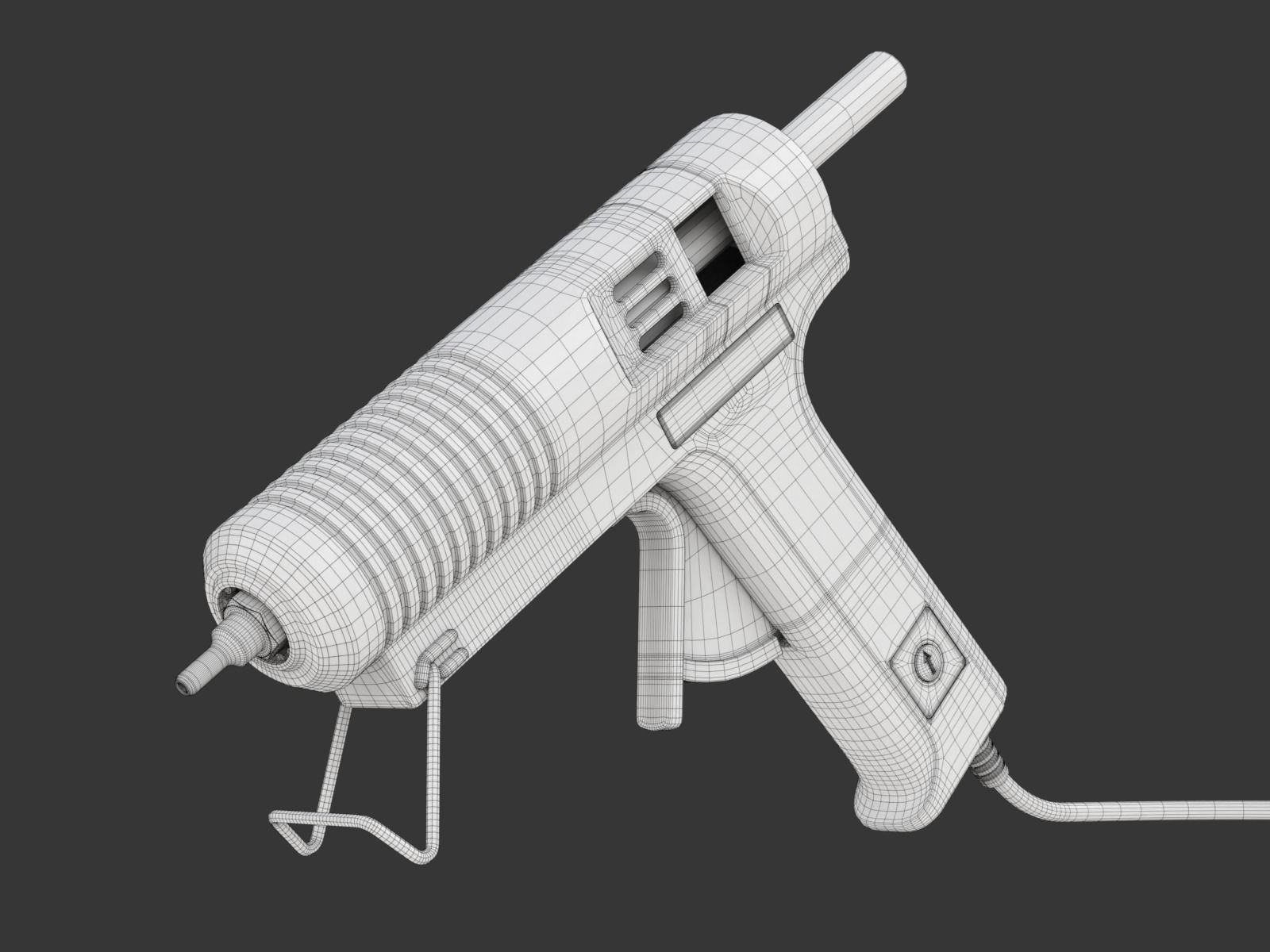 Glue Gun 3D model_25