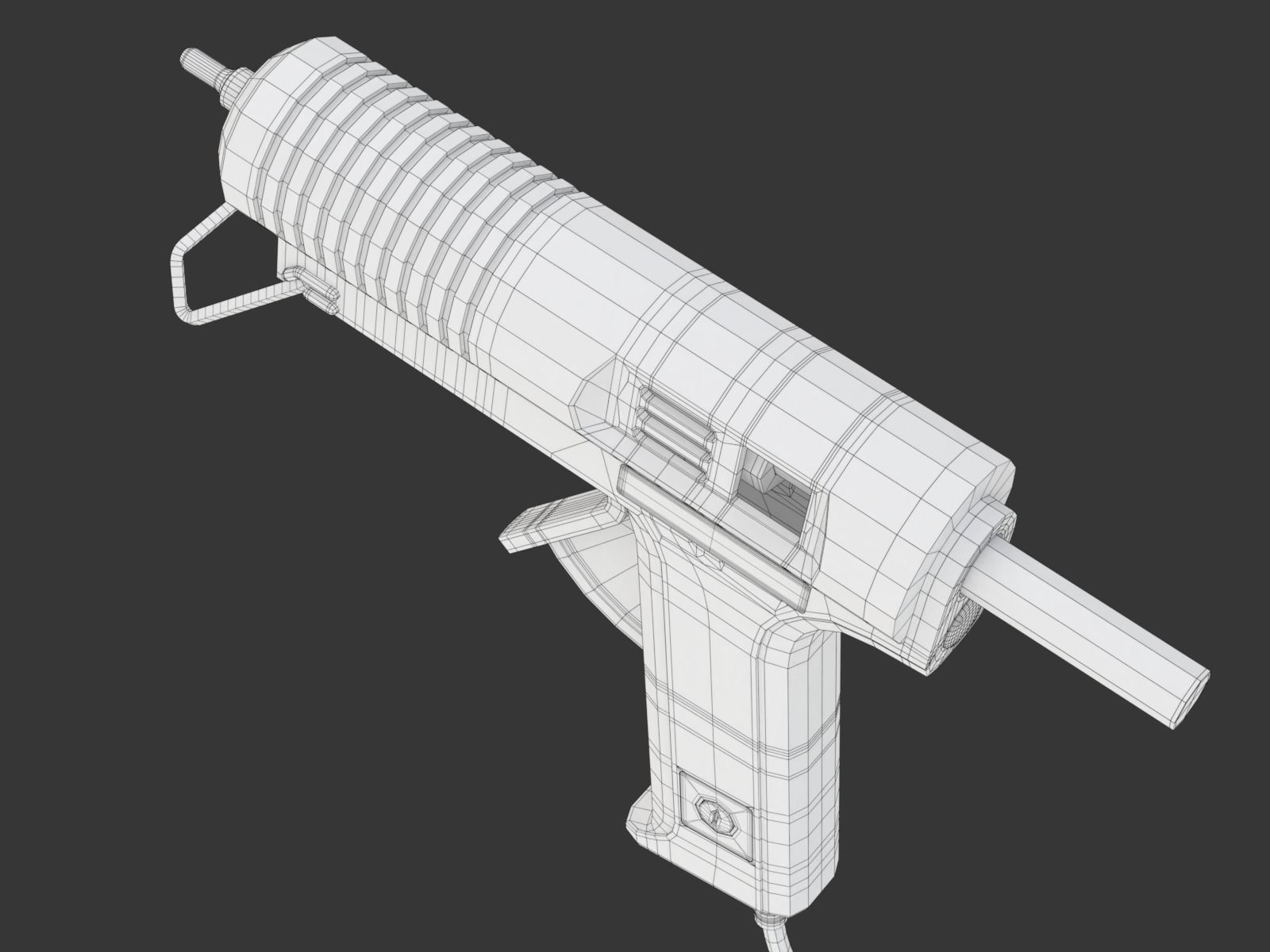 Glue Gun 3D model_24