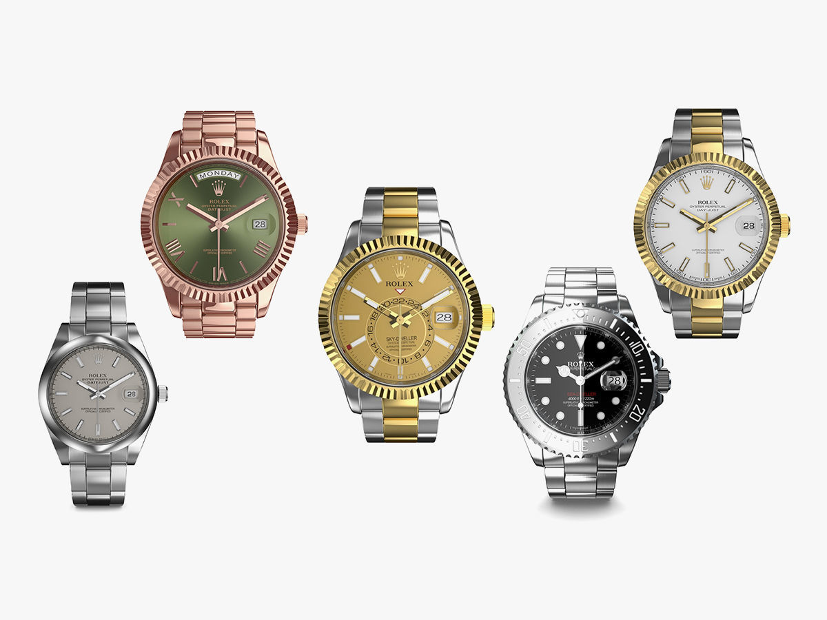 5 Rolex Luxury Watches Collection