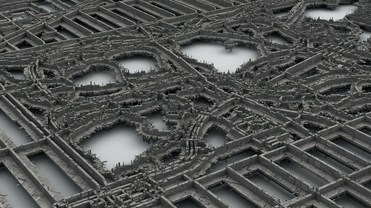 Sci-Fi Manhattan Streets 3D model_12