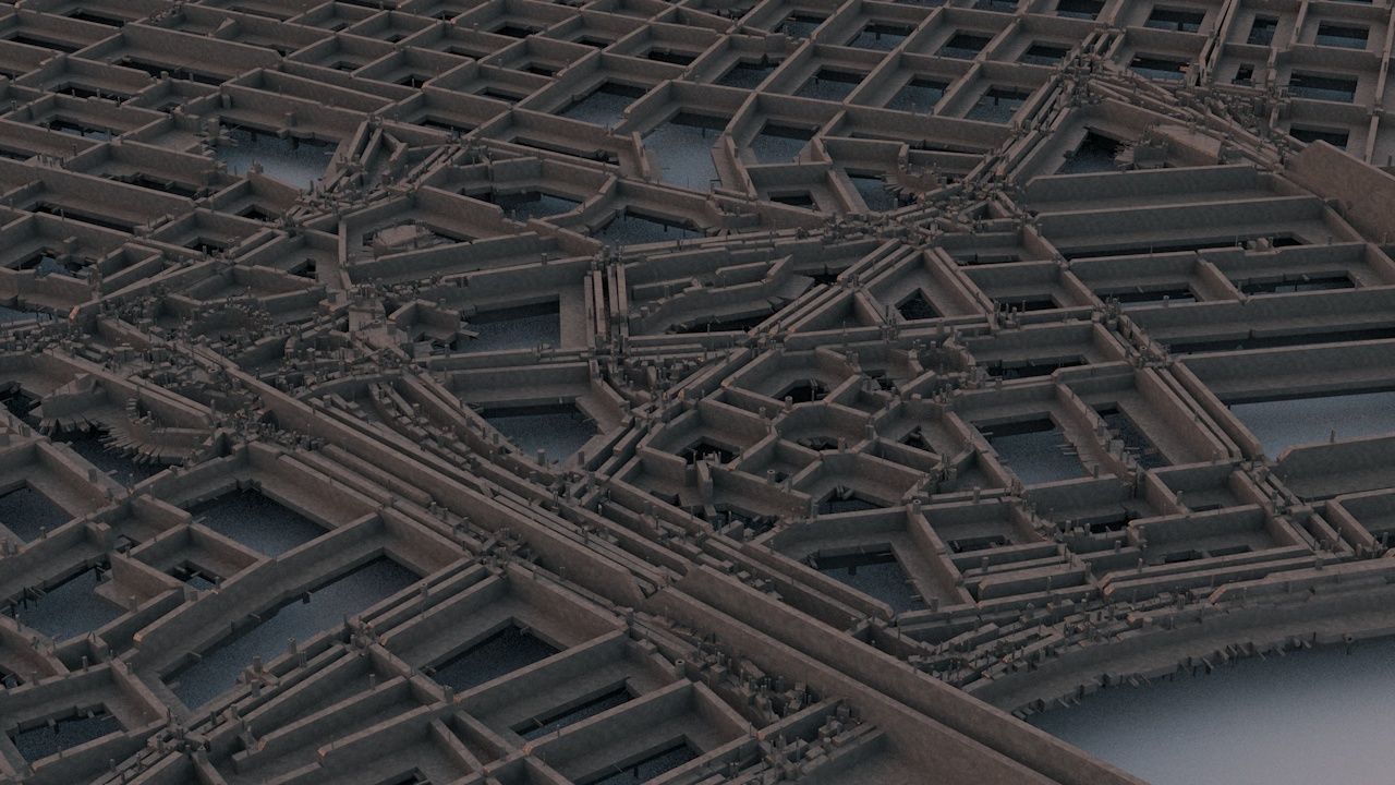Sci-Fi Manhattan Streets 3D model_6