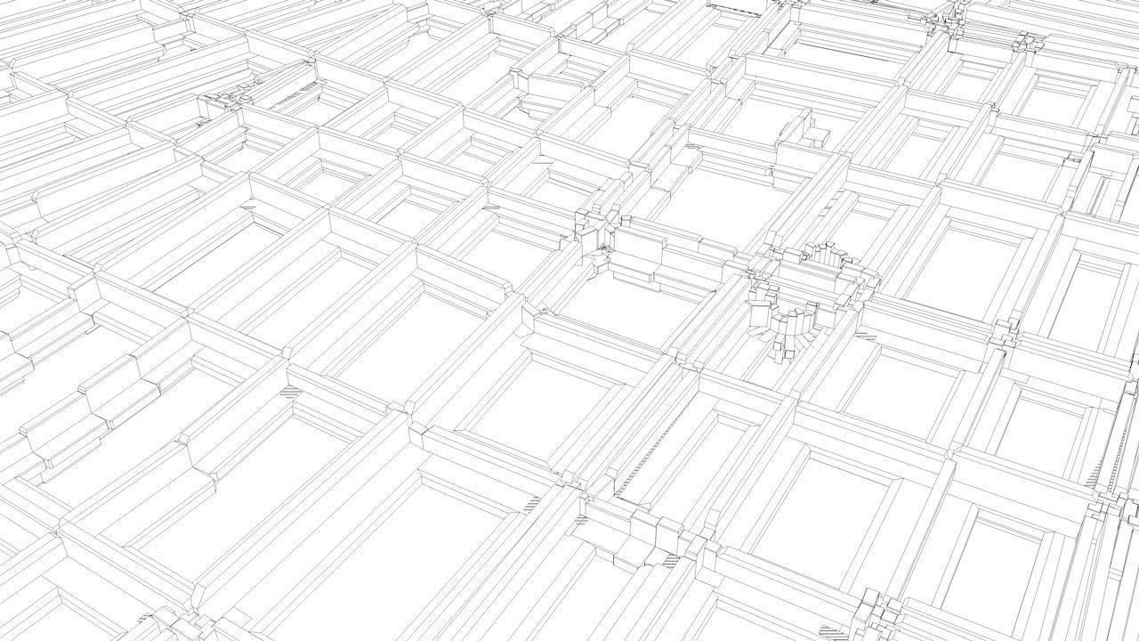 Sci-Fi Manhattan Streets 3D model_17