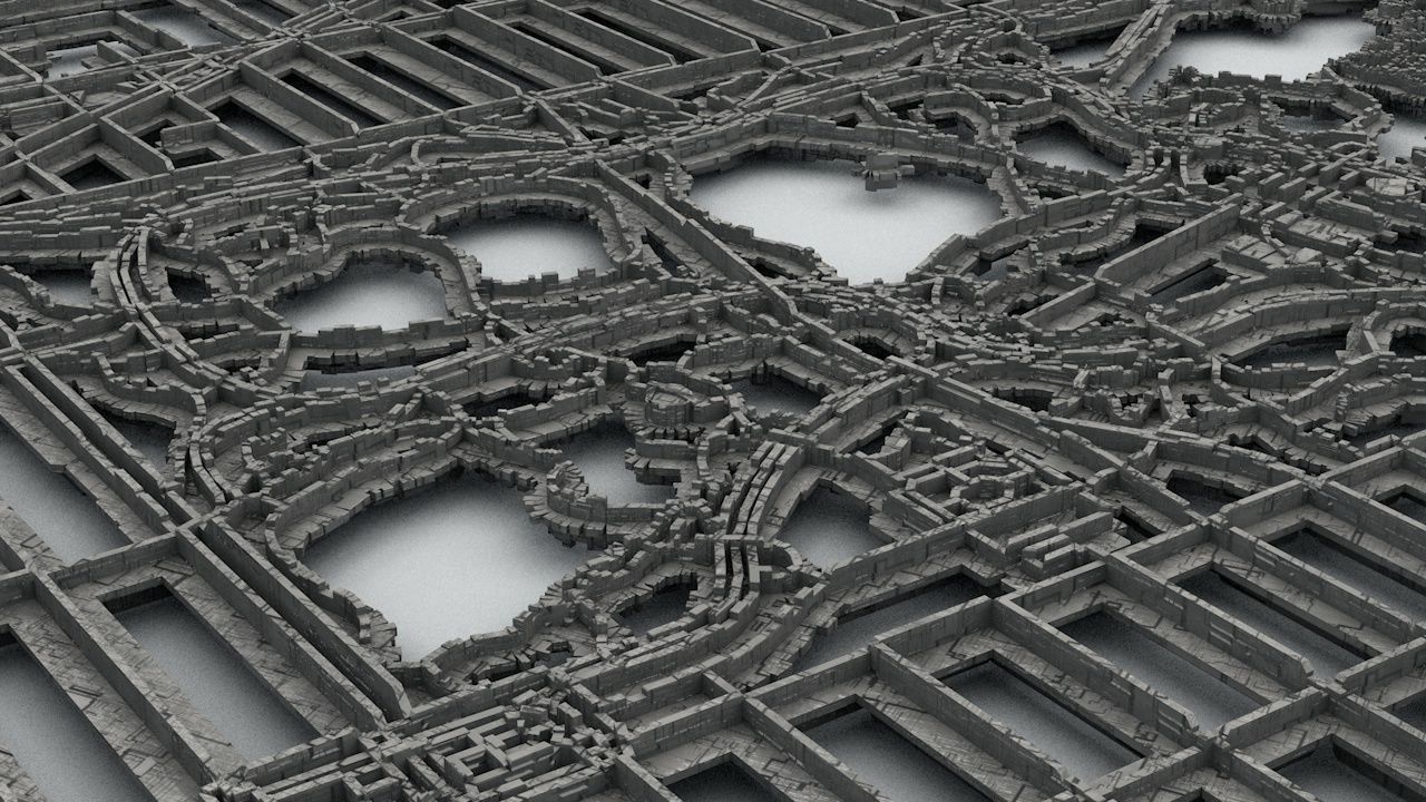 Sci-Fi Manhattan Streets 3D model_11