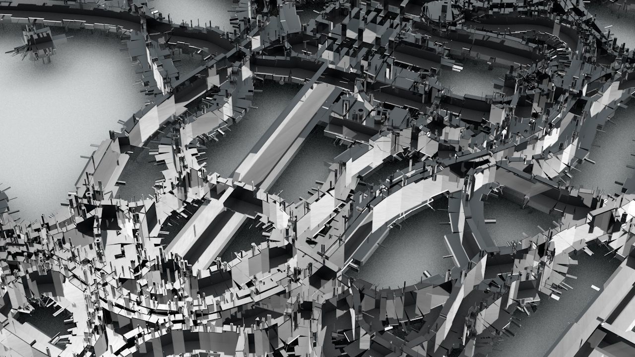 Sci-Fi Manhattan Streets 3D model_8