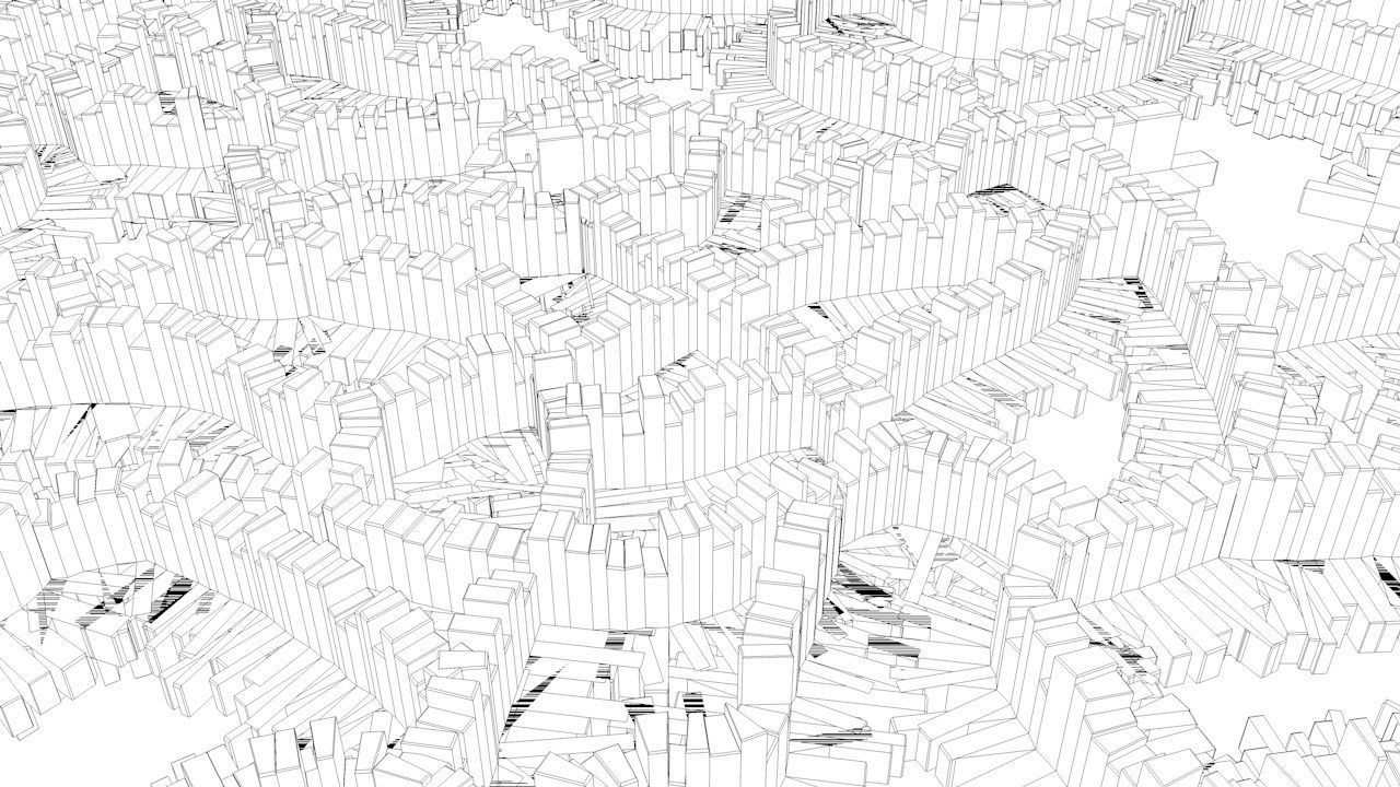 Sci-Fi Manhattan Streets 3D model_19