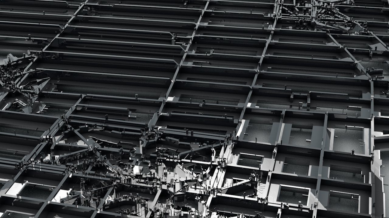 Sci-Fi Manhattan Streets 3D model_9