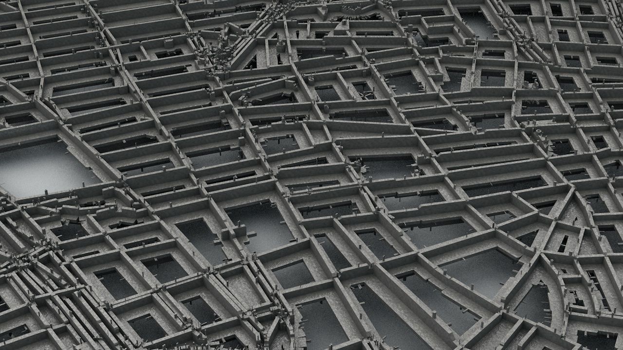 Sci-Fi Manhattan Streets 3D model_7