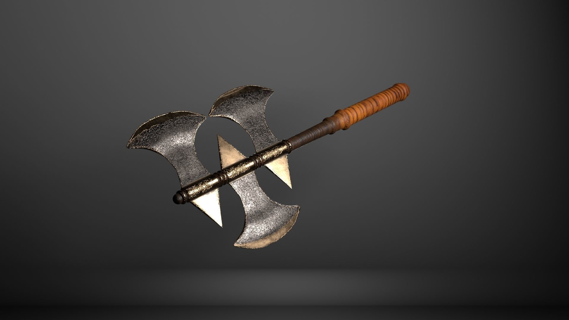 Conan the barbarian axe 3D model_1