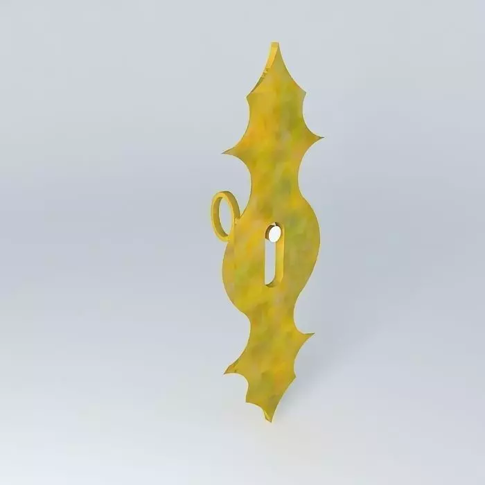 Lock retro Free 3D model