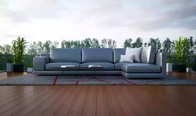 BALCONEY LANDSCAPE FOR 3DS MAX 3D model