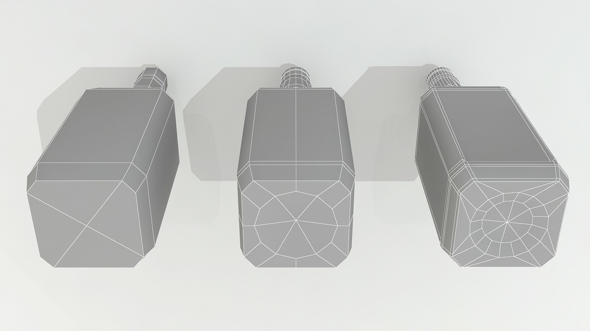 Jack Daniels 3D Low-poly and medium-poly alcohol Bottle  Low-poly 3D model_5
