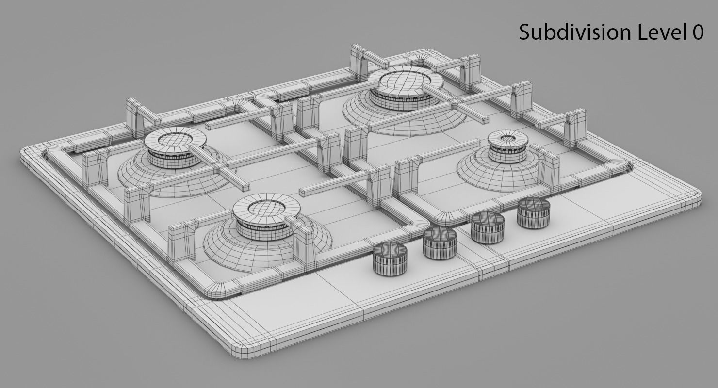 Siemens EG6B6PO90R Cooktop 3D model_9
