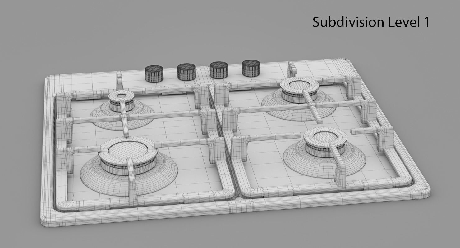 Siemens EG6B6PO90R Cooktop 3D model_8