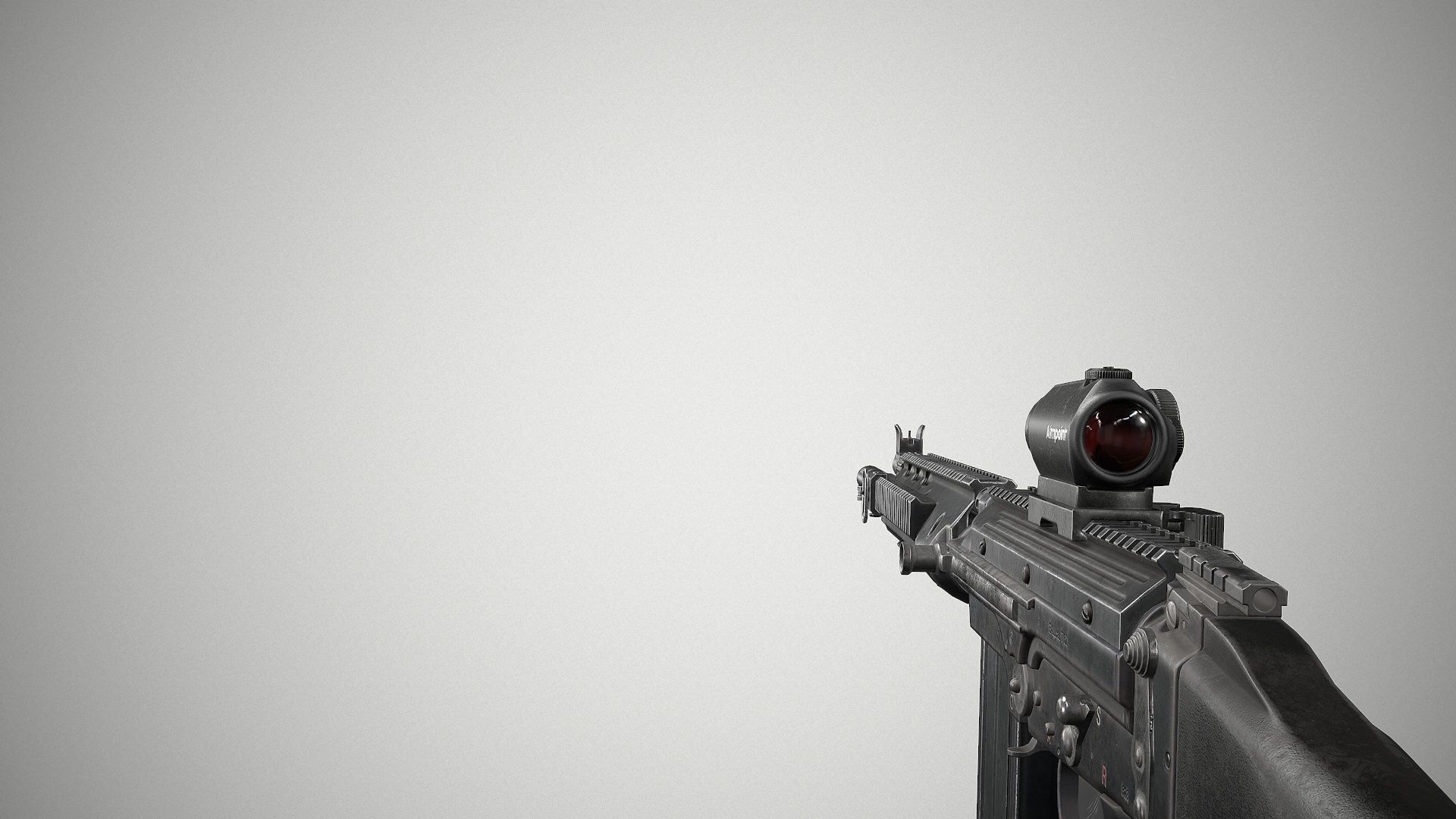 FN FAL Tactical Low-poly 3D model_6