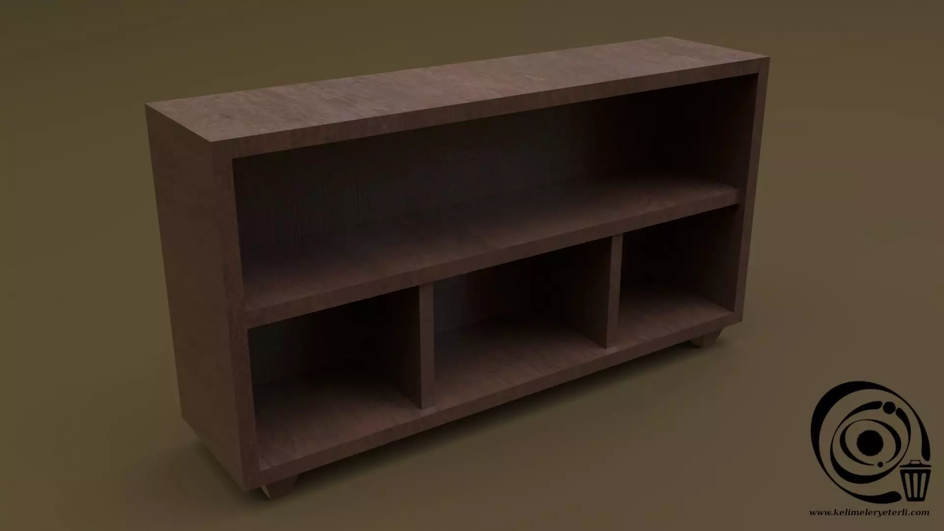 Console Table 04 Low-poly 3D model_0
