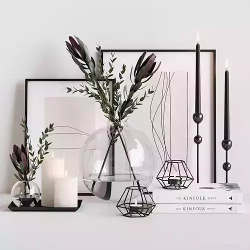Decorative set 12 3D model