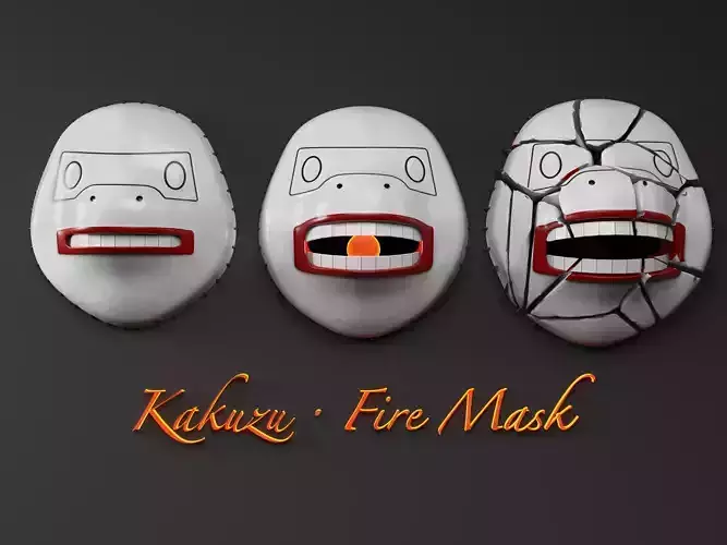 Kakuzu Masks 3D model