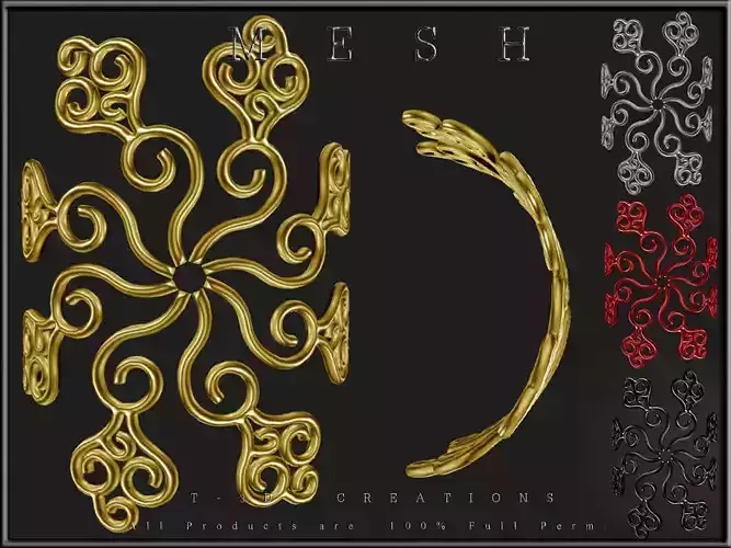 Arabesque Coaster - Curved