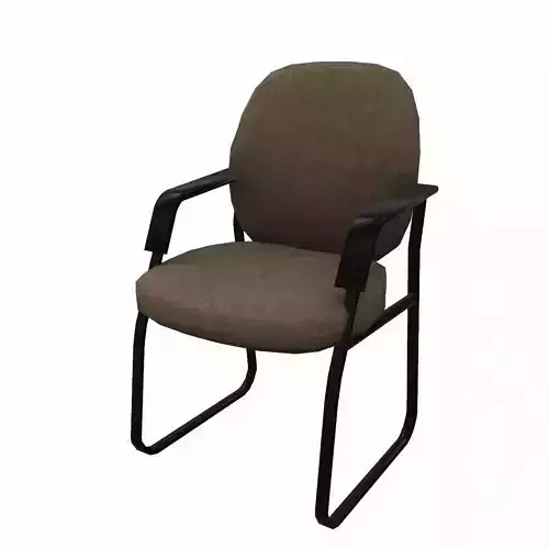 Office chair low poly